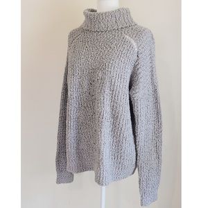 Wonderly Gray Cowl Neck Sweater